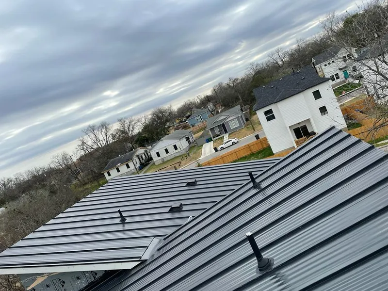 Standing seam metal roof panels with vents for Skylight Repair in Middleborough